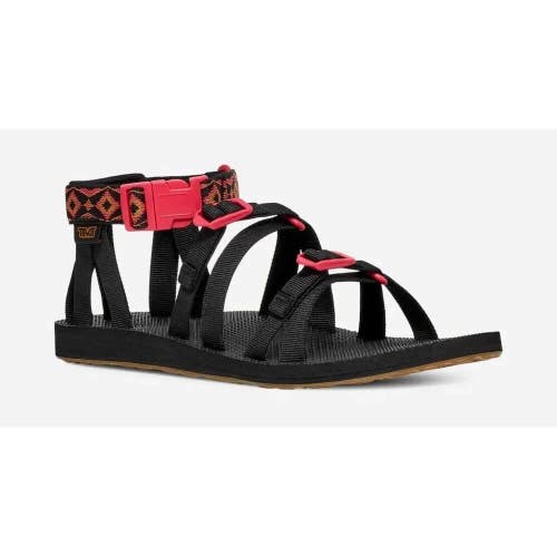 Teva 90S Original Alp Revive 1153652-SVL Sandal Men 14 Black Ankle Strap RHS9454
