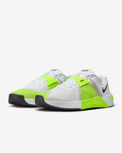 Nike Metcon 10 HJ1875-101 Sneakers Men's US 10 White Volt Workout Shoes RHS9523