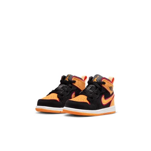 Nike Air Jordan 1 Mid SE FJ4926-008 Toddler US 10c Black Lifestyle Shoes RHS9431