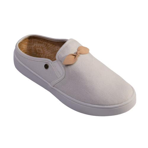 Spenco Andrey Sandals Women's US 7.5 Gray Canvas Round Toe Slip On Slide RHS9474