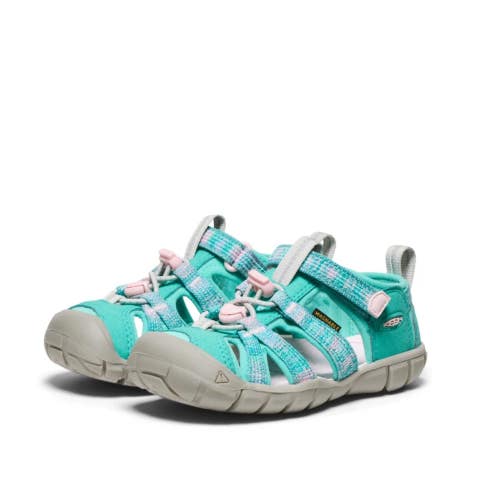 Keen Seacamp II CNX 1030802 Sandals Kids 13C Bright Aqua Fisherman ZOGG3833
