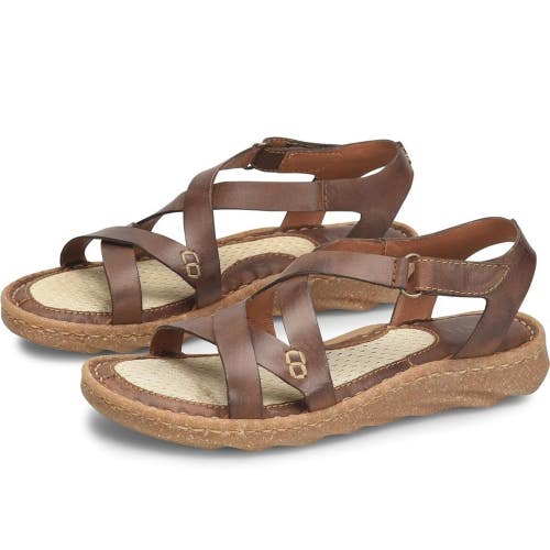 Born Trinidad Sport BR0056806 Sandals Women's 8 B Brown Leather Strappy ZOGG3747