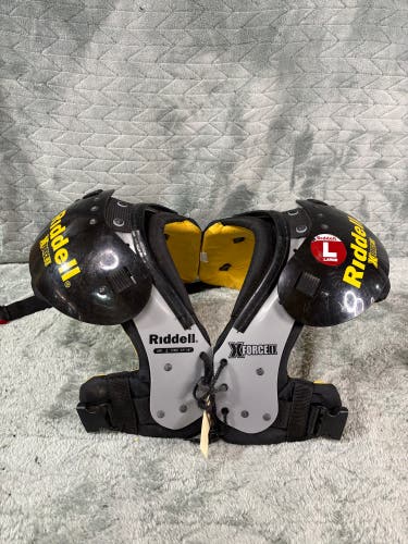 Large Youth Riddell XForce Shoulder Pads (Used)