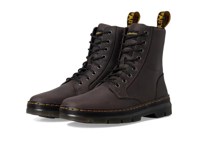 Dr. Martens Combs 40603020 Men's US 11 M Brown Leather Combat Boots ZOGG3745