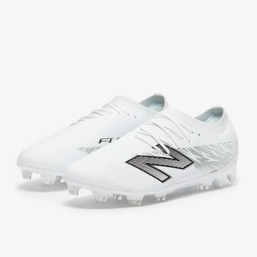 New Balance Furon Team FG V8 SF3FWG8 Men's US 10.5 White Soccer Cleats ZOGG3809