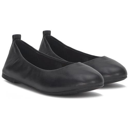 Lucky Brand Emmielou Ballet Flat Women's US 11 B Black Leather Slip On ZOGG3826