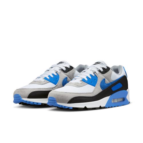 Nike Air Max 90 DM0029-122 Sneaker Mens White Smoke Gray Lifestyle Shoes LIQ1685
