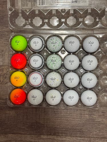 20 Vice Pro & Pro Plus Golf Balls - Some w/ Tracer or Drip Design or Colored