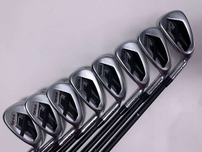 Ping G740 Iron Set 5-PW+AW+GW Black Dot Alta CB AWT Regular Graphite Mens RH