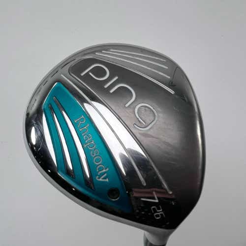 Ping Rhapsody 2015 7 Fairway Wood 26* ULT220 Lite Ladies Graphite Womens RH