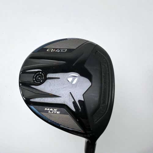 TaylorMade Qi4D Max Lite 9 Fairway Wood 24* Reax 45g Senior Graphite Mens RH