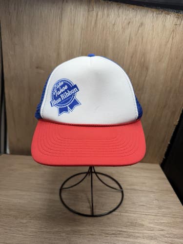 Vintage Pabst Lake Tahoe Otto Trucker SnapBack Hat