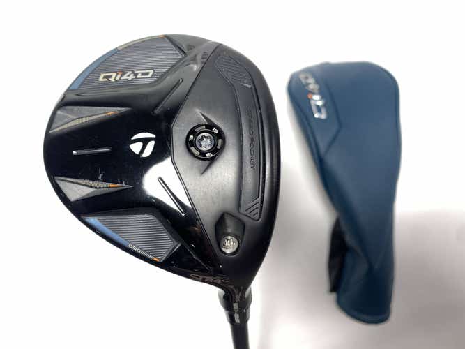 TaylorMade Qi4D 9 Fairway Wood 24* Mitsubishi Chemical Reax 65 65g Stiff RH HC