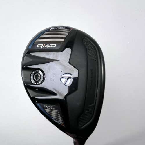 TaylorMade Qi4D Max Lite Rescue 6 Hybrid 30* Reax 45g Senior RH