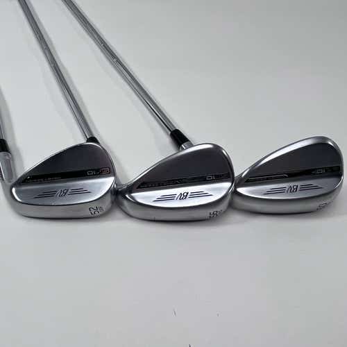 Titleist Vokey SM10 Tour Chrome Wedge Set 52* 8 | 56* 10 | 60* 10 SM9 Wedge RH
