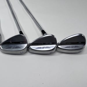 Titleist Vokey SM10 Tour Chrome Wedge Set 52* 8 | 56* 10 | 60* 10 SM10 Wedge RH