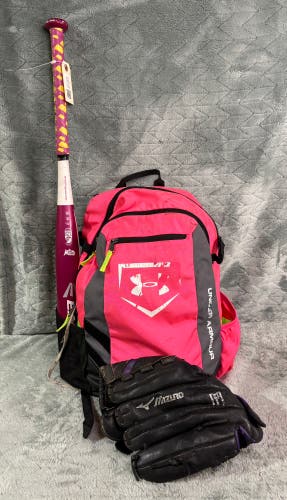 Pink Easton FS400 Alloy Bat (-12) Alloy 18 oz 30" (Used)