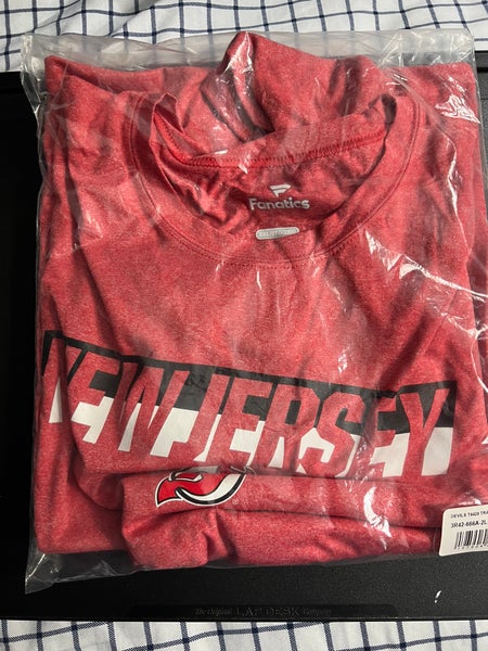 New Jersey Devils Red XXL Men's Long SleeveShirt