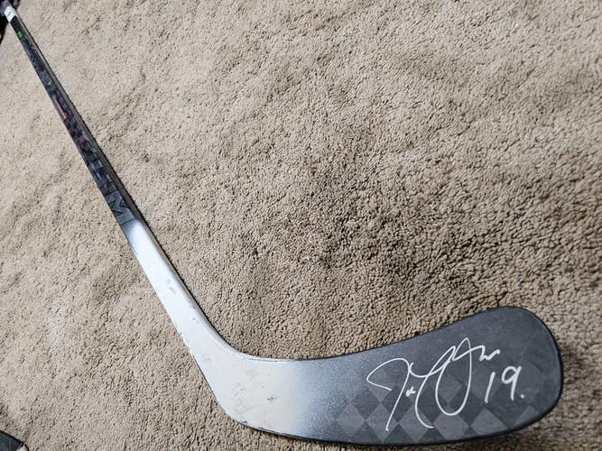 JOE THORNTON 21'22 Signed Florida Panthers Final Season Game Used Hockey Stick
