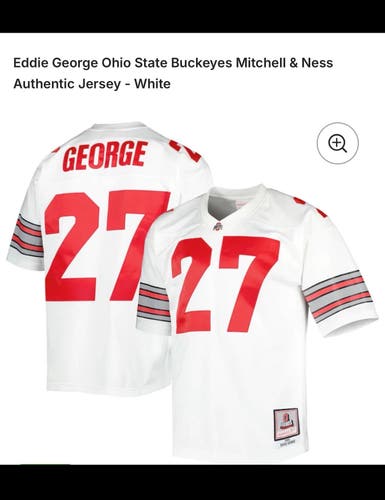 White Medium Adult Unisex Mitchell & Ness Jersey (New)