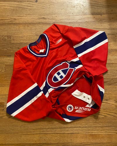 Vintage Fredericton Canadiens hockey jersey