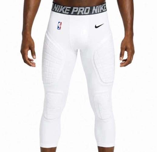 Nike Pro Hyperstrong NBA Men’s Padded 3/4 Compression Tights Girdle 881963-100