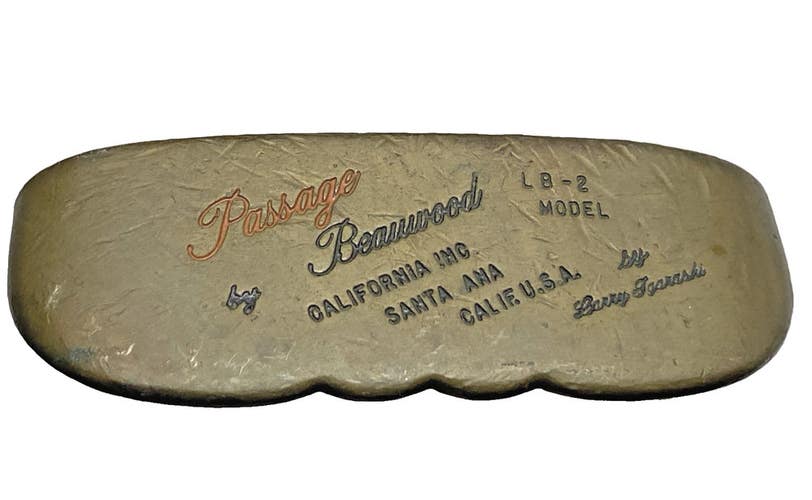 Beauwood Passage LB-2 Model Putter By Larry Igaraski RH Steel 35" New Mid Grip