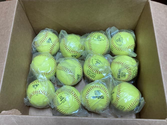 NEW Wilson Softball Dozen Pack