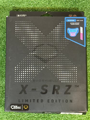 Blue Senior EvoShield X-SRZ Autism Speaks Edition Large Elbow Guard (New)