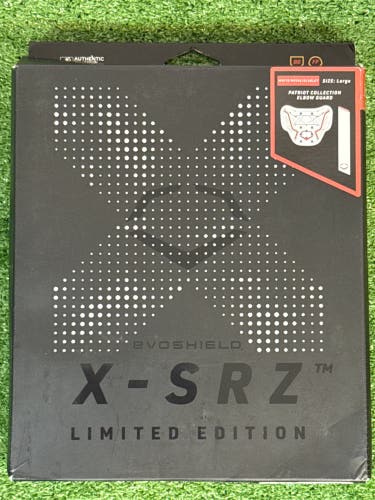 White Senior EvoShield X-SRZ Patriot Collection Elbow Guard (New)