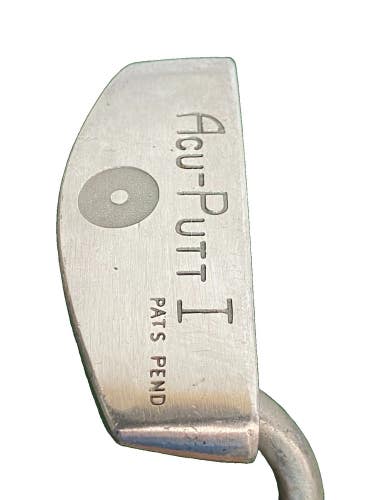 Acu-Putt I Spirit Bubble Alignment Putter RH Steel 35" Good Vintage Avon Grip