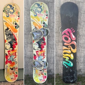 Legendary 152cm Forum Spinster Snowboard With Ride Movement Series Bindings
