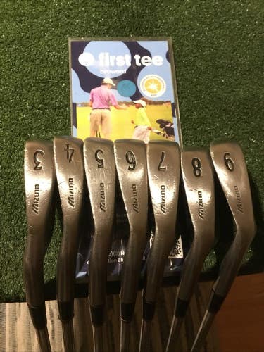 Mizuno Left Handed Tour XP Irons Set (3-9 Irons) Stiff Steel Shafts (LH)