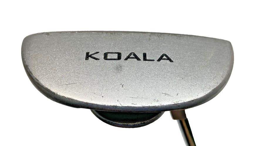 Koala One Ball Mid-Mallet Stainless Putter Right-Handed Steel 35" New Mid Grip