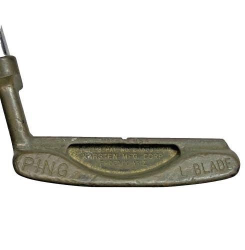 Ping L-Blade 213509 Heel Shafted Putter Karsten Mfg Corp RH Steel 34.5" New Grip