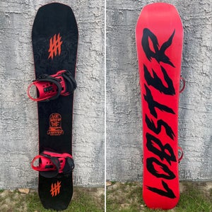 157cm Lobster Halldor Pro Snowboard With Union Bindings