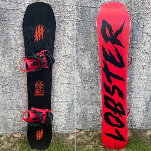 157cm Lobster Halldor Pro Snowboard With Union Bindings