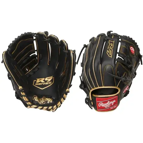 New Rawlings R9 BB/SB Glove LH Throw None 12" 11873-RAWR92069BGFR