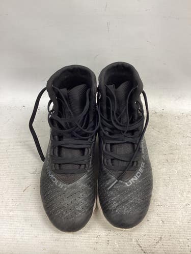 Used Under Armour JR FB CLEAT Jr FB Cleats Black Junior 04 11851-S000052092