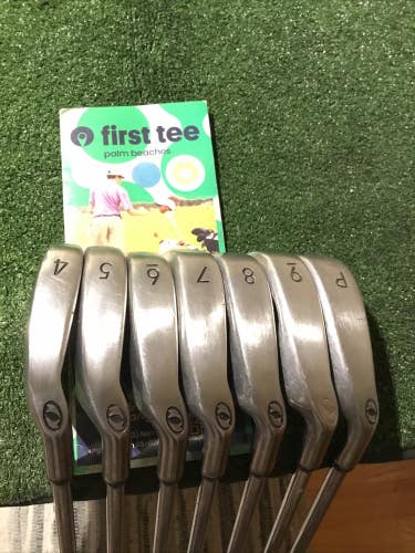 Turbo Power XL-6 Steel Plus Irons Set 4-PW Stiff Dynamic True Temper Steel +1/2