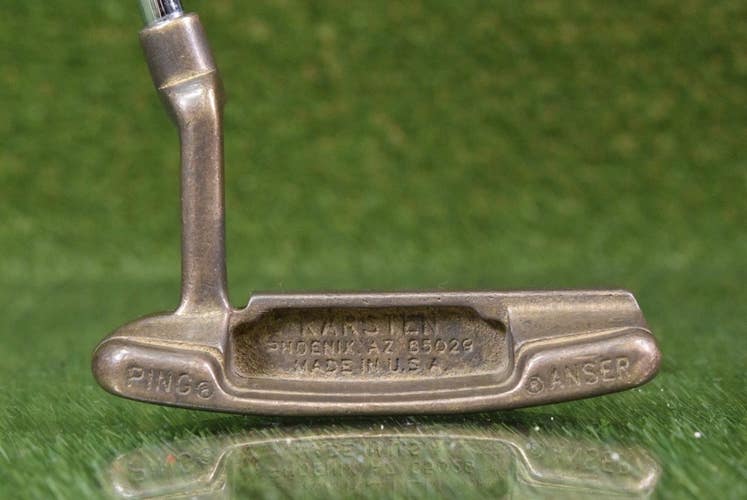 VINTAGE PING ANSER 35.5 BLADE PUTTER W/ ORIGINAL PING GOLF PRIDE GRIP