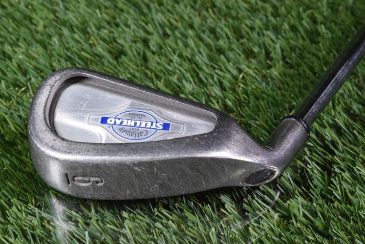 CALLAWAY GOLF STEELHEAD X-14 6 IRON W/ STEELHEAD SHAFT LEFT HANDED