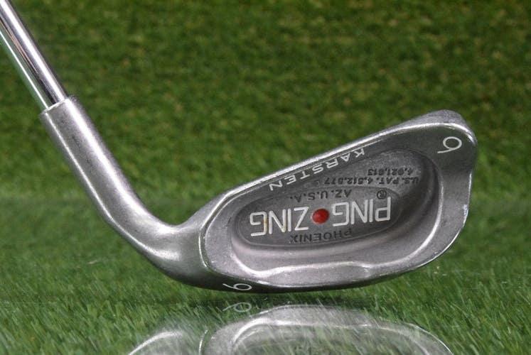 PING ZING RED DOT 6 IRON W/ PING KT-M STIFF FLEX STEEL SHAFT