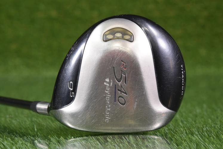 TAYLORMADE R540 9.5* DRIVER W/ R5 M.A.S.2 REGULAR FLEX GRAPHITE SHAFT