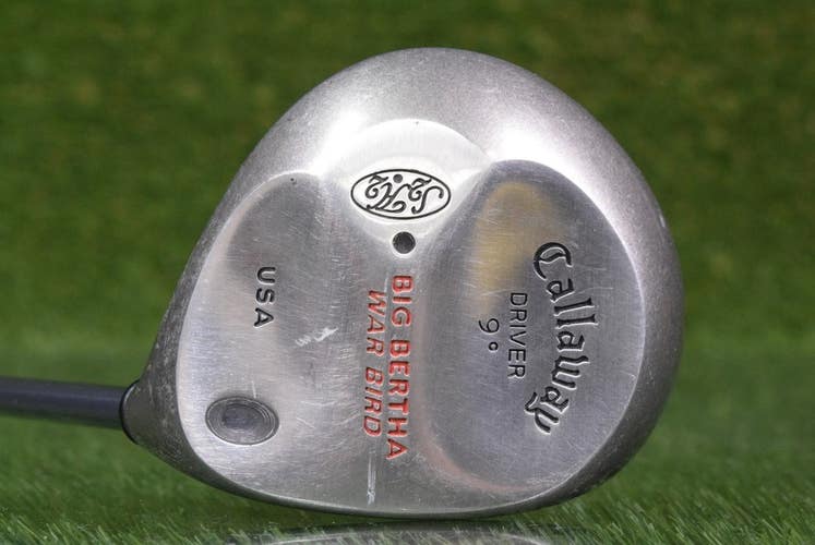 CALLAWAY GOLF BIG BERTHA WAR BIRD S2H2 9 DRIVER W/ RCH FIRM FLEX GRAPHITE SHAFT