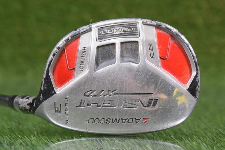 ADAMS GOLF A3 INSIGHT XTD BOXER 3 HYBRID W/ PING TFC 169 F SR SENIOR FLEX SHAFT