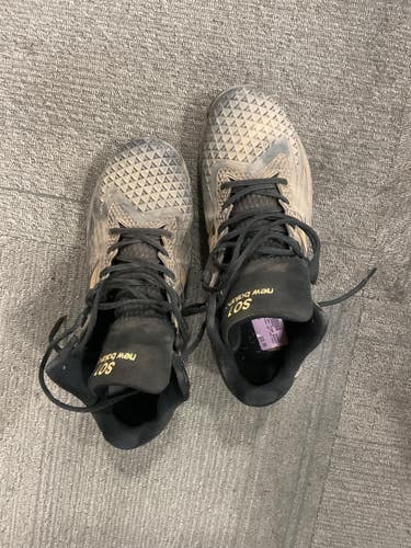 Used New Balance S01 TURF SHOES BB/SB Cleats Navy Blue Senior 12 11614-S000243990