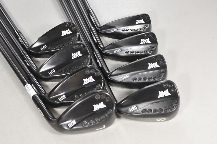 PXG 0311 Xtreme Dark 5-W,SW,LW Iron Set Stiff Flex RH KBS 90g Graphite #226382
