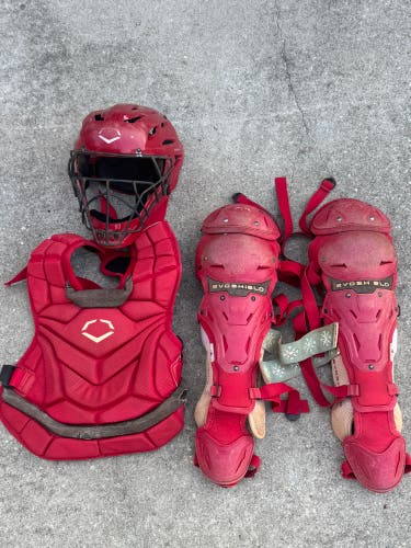 Evoshield pro szn intermediate set red