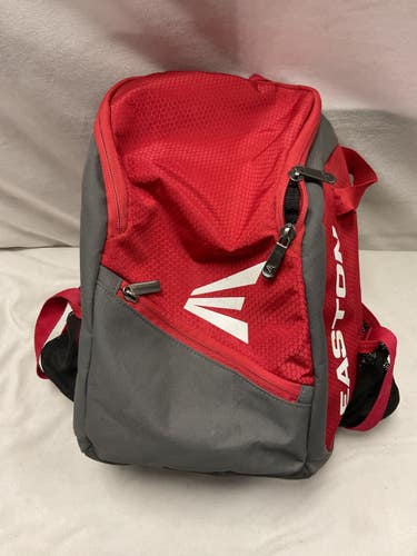 Used Easton BACKPACK BAT BAG BB/SB Player Backpack Red 11490-S000277458
